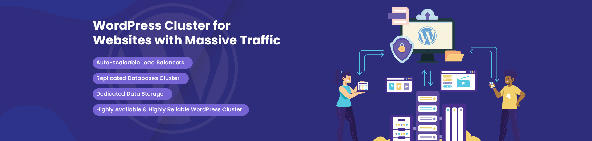 auto scalable wordpress cluster
