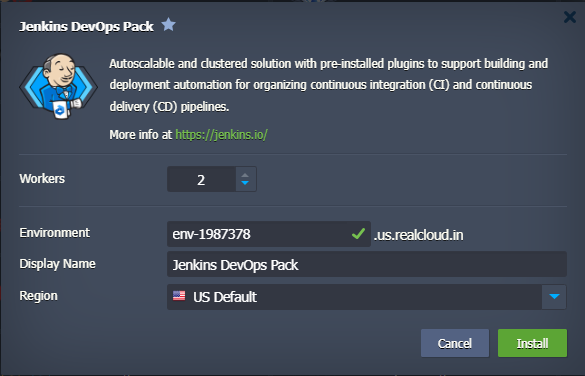jenkins setup 1 click